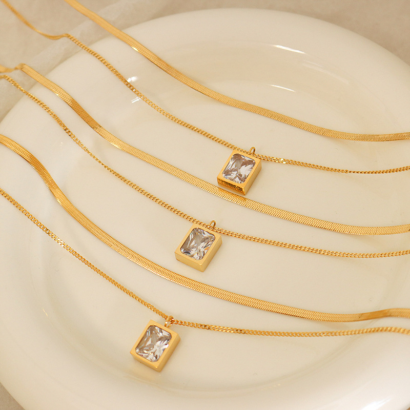 Colar Chocker Duplo Cristal