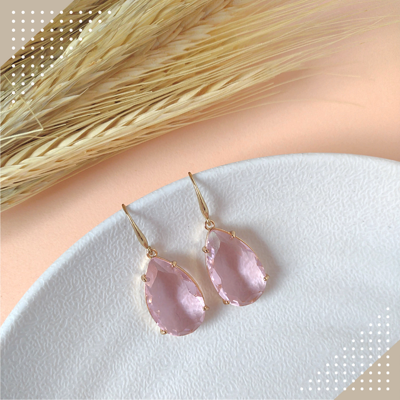 Mix Colar Gota + Brincos Gota + Chocker (3 peças)
