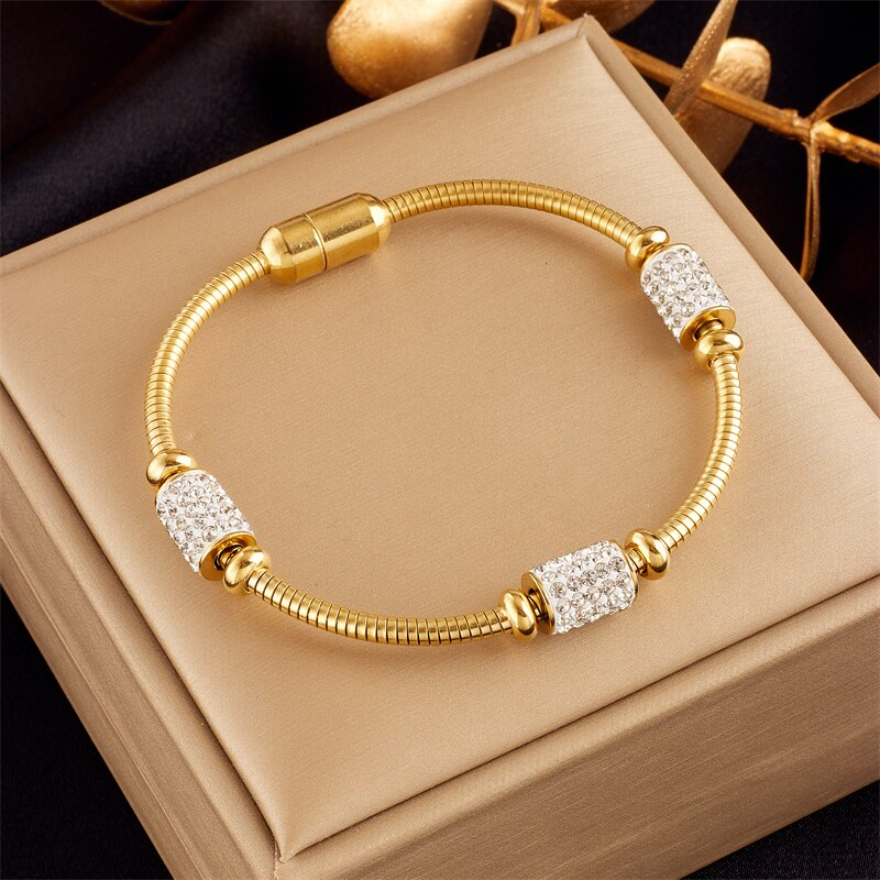 Bracelete Frisado Zircônia